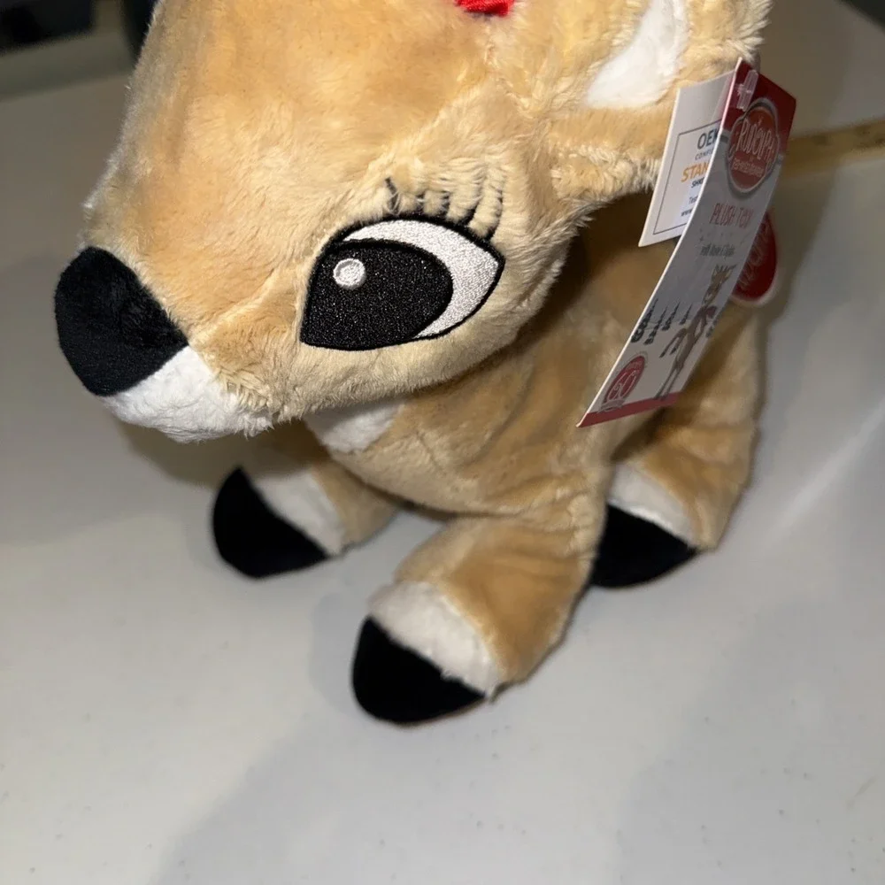 NEW Rudolph the Red-Nosed Reindeer Clarice 9-Inch Plush [Lights & Sound]
